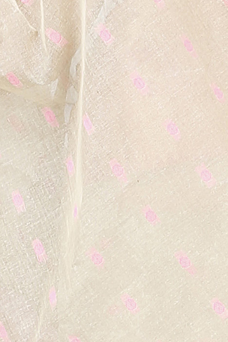 Cream Pure Cotton Griva Tant Saree (917)